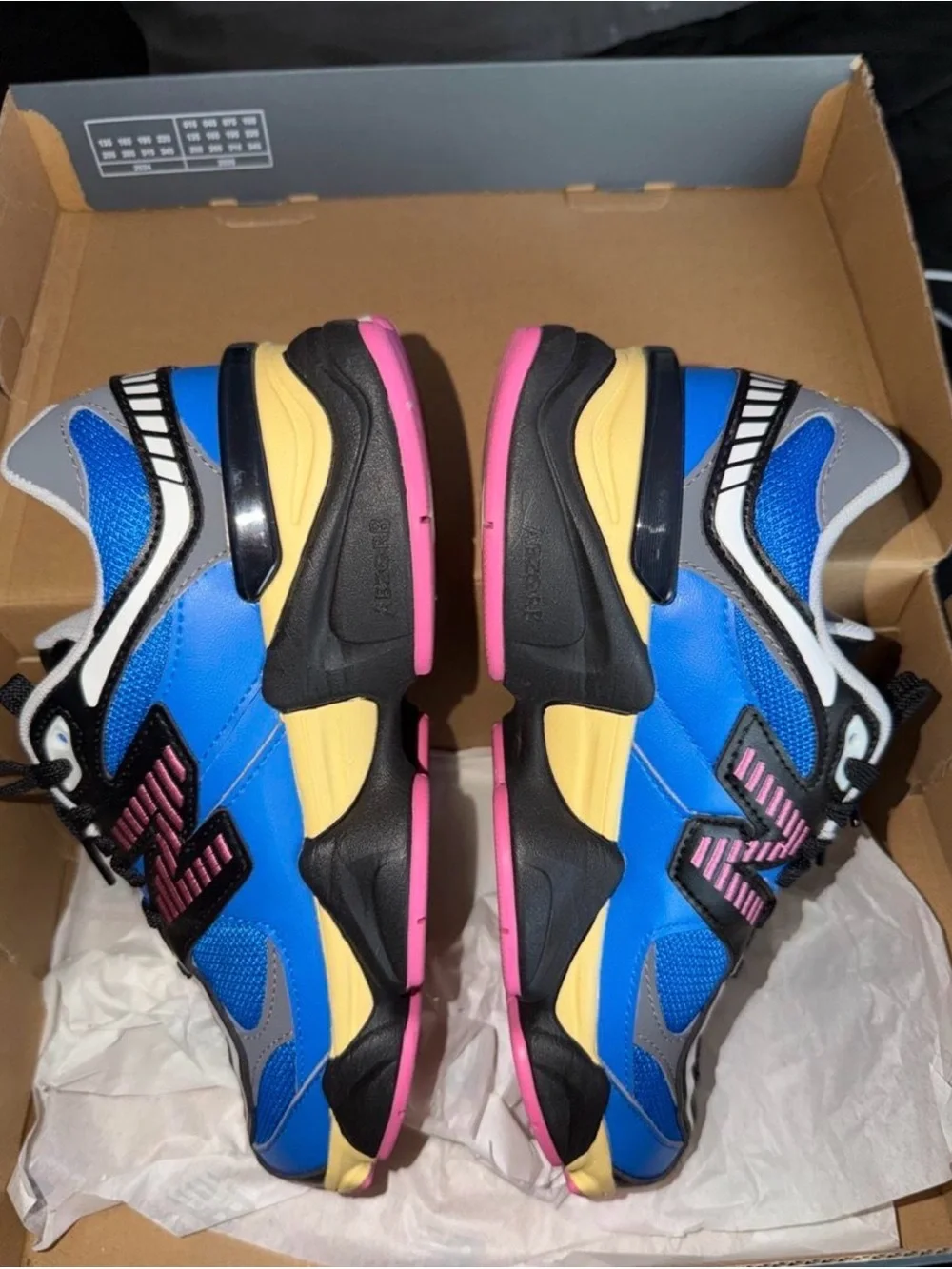 New Balance 9060 Blue Pink Athletic Sneaker